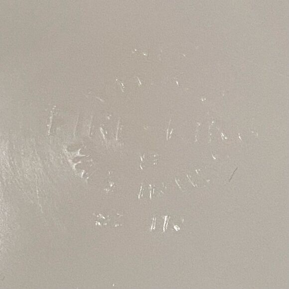 Vintage Fire King Ovenware Casserole Peach Luster - Picture 8 of 9